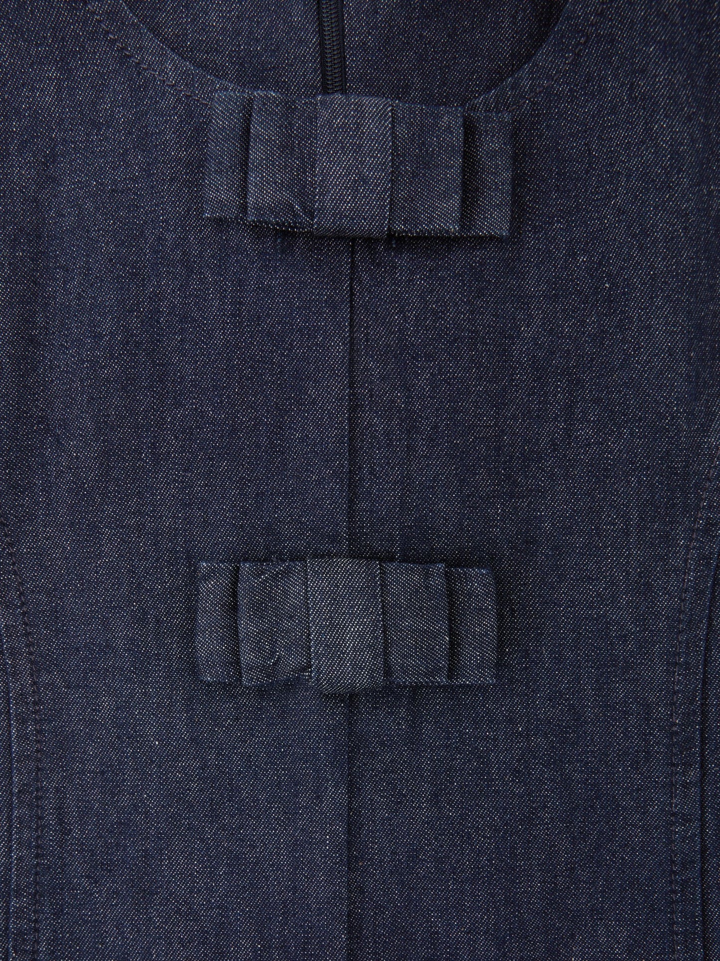 Reiss Indigo Ruby 3-9 yrs Sleeveless Pleated Denim Dress image 5