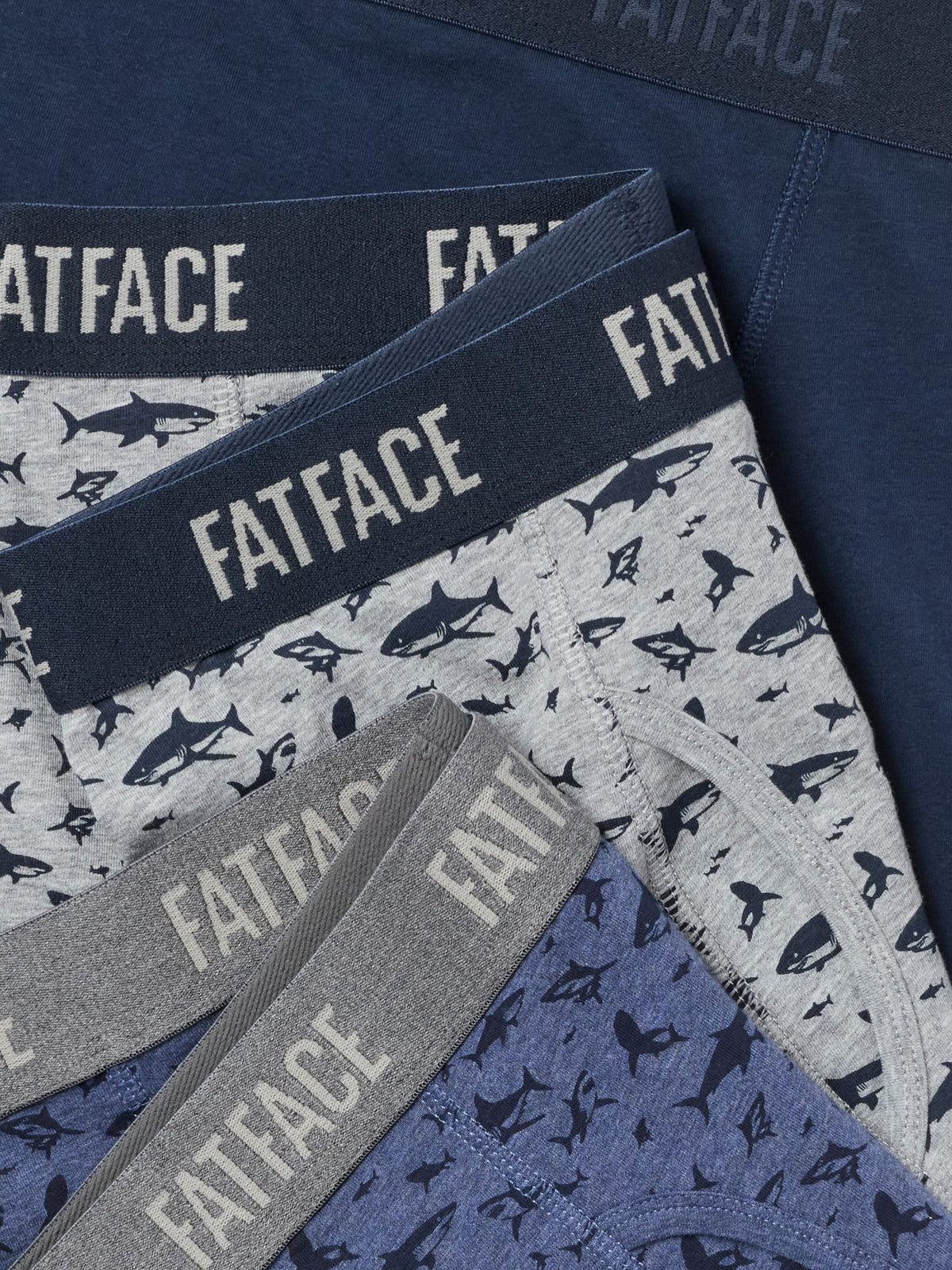 Dsiney Kidz - FatFace 3 Pack Shark Print Boxers image 3