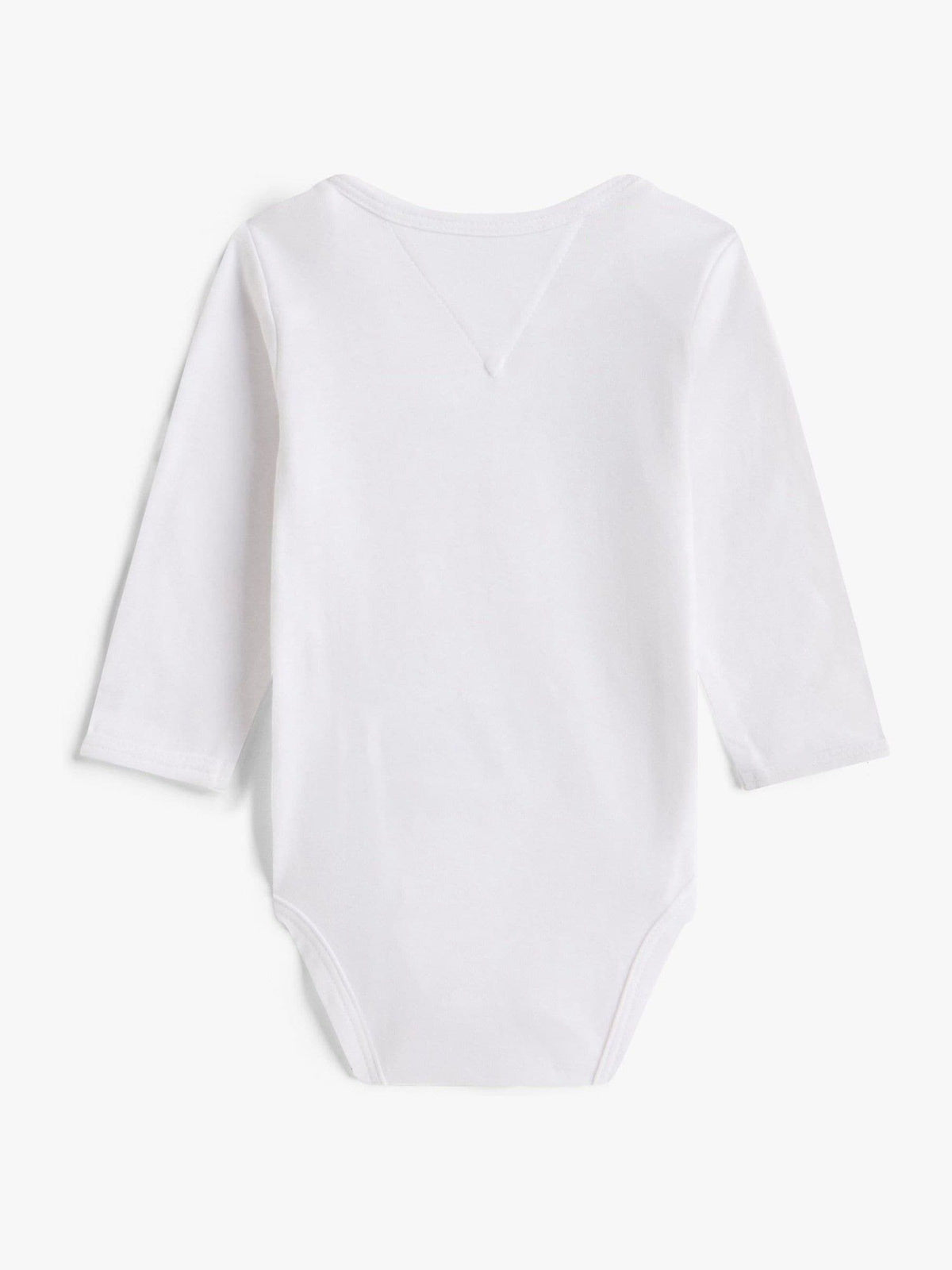 Tommy Hilfiger White Logo Jersey Long Sleeve Bodysuit - image 2