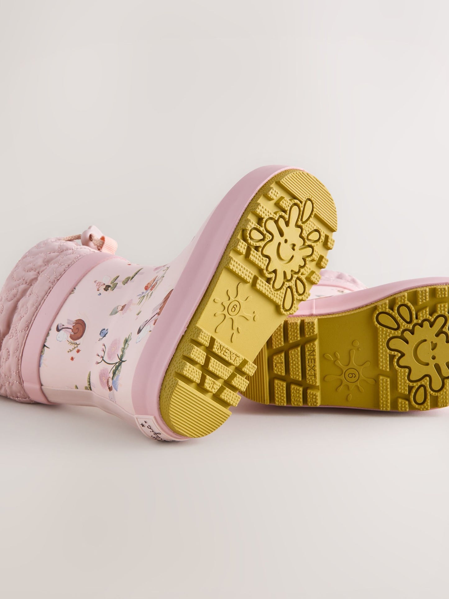 Pink Fairy Thinsulate Lined Cuff Wellies image 6