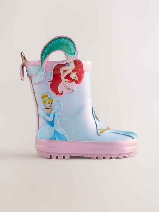 Blue/Pink Disney Princess Handle Wellies image 2