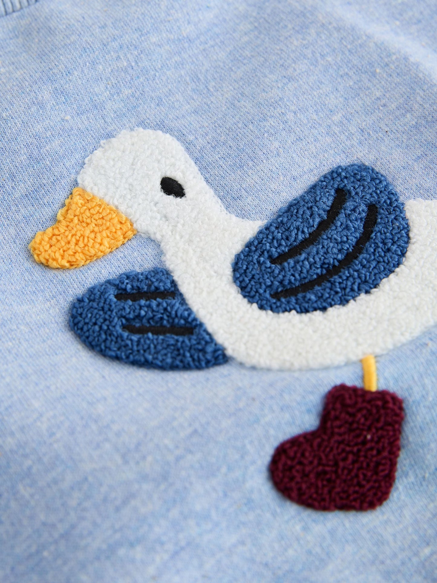 Dsiney Kidz - Light Blue Goose Printed Crew Neck Sweat Top (3mths-7yrs) image 4