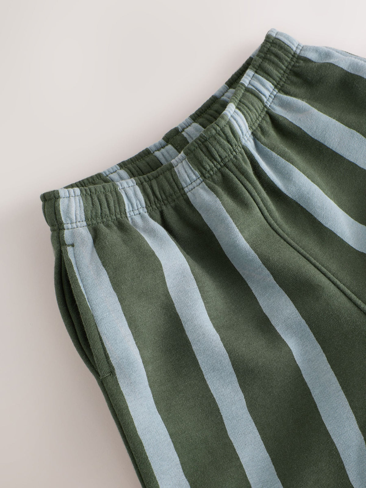 Dsiney Kidz - Green/Blue Stripe Single Wide Leg Jersey Joggers (3mths-7yrs) image 8