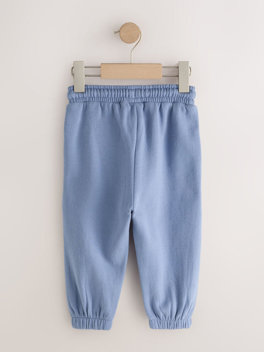 Blue Regular Fit Soft Touch Jersey Joggers (3mths-7yrs) image 2