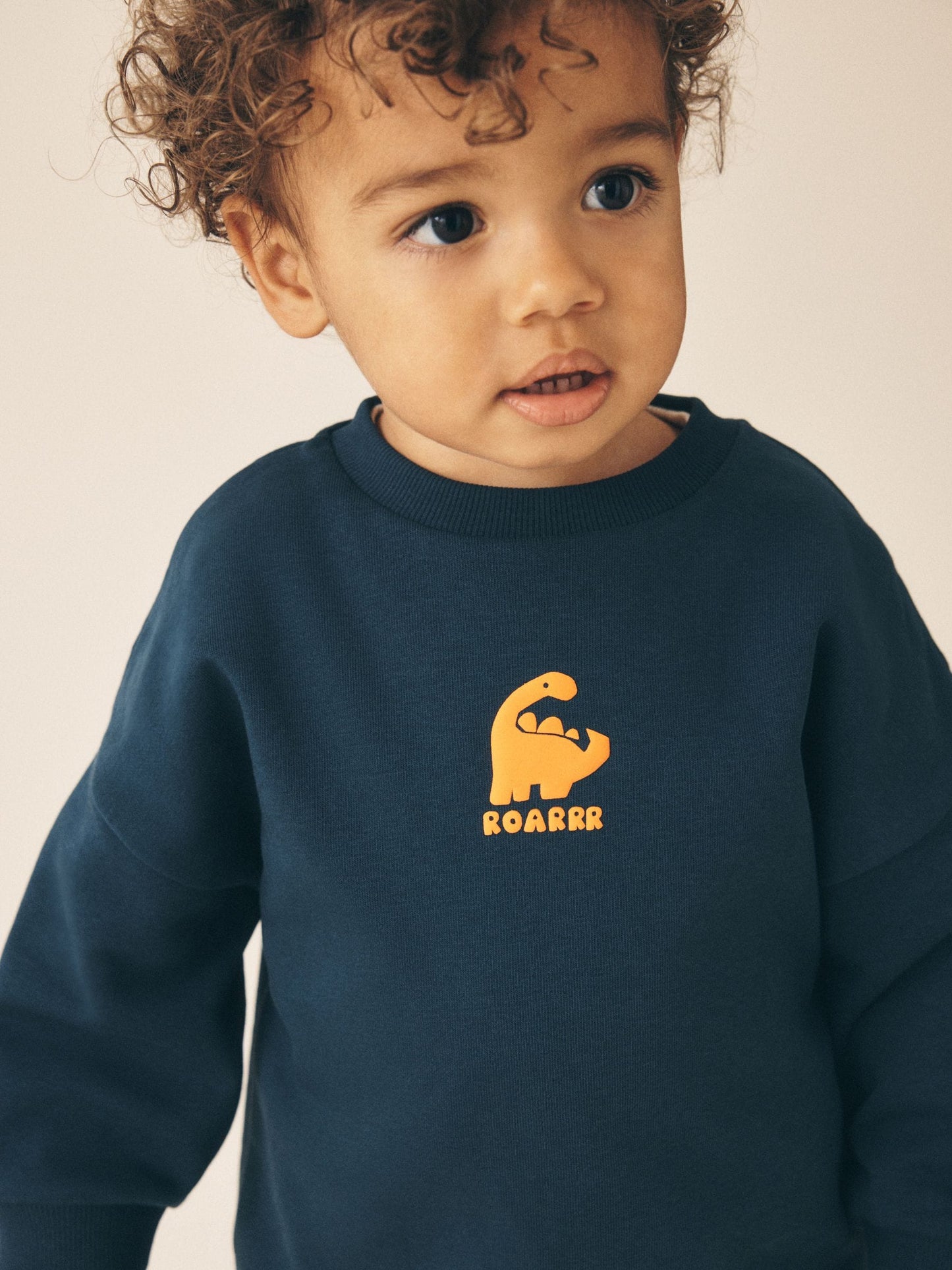 Dsiney Kidz - Navy Back Print Crew Neck Joggers Set (3mths-7yrs) image 3