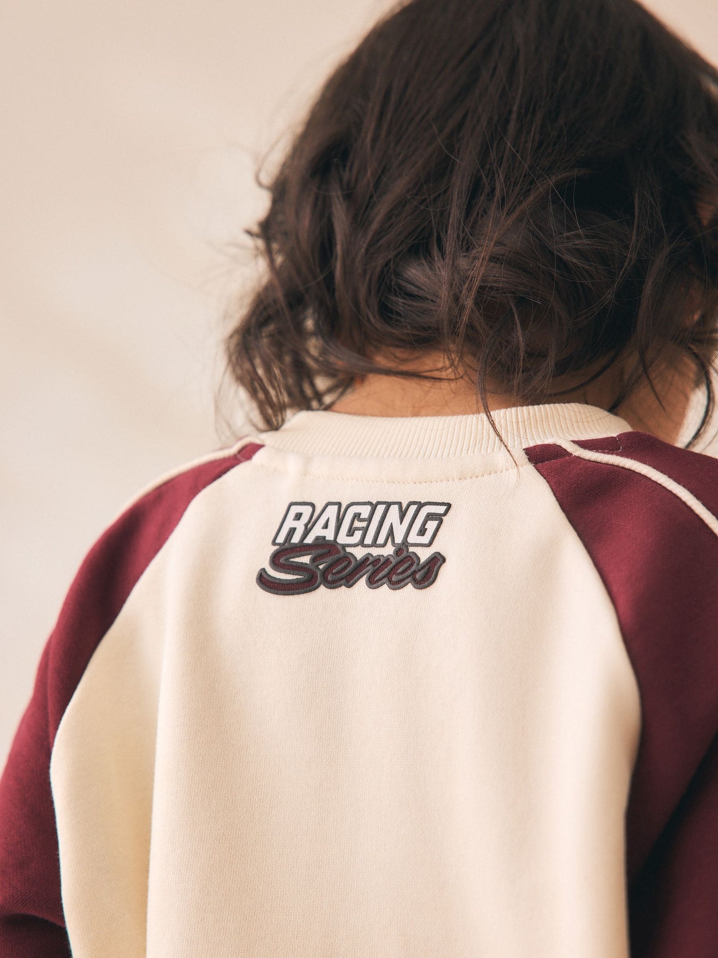 Burgundy Red Crew Neck Joggers Set (3mths-7yrs) image 5
