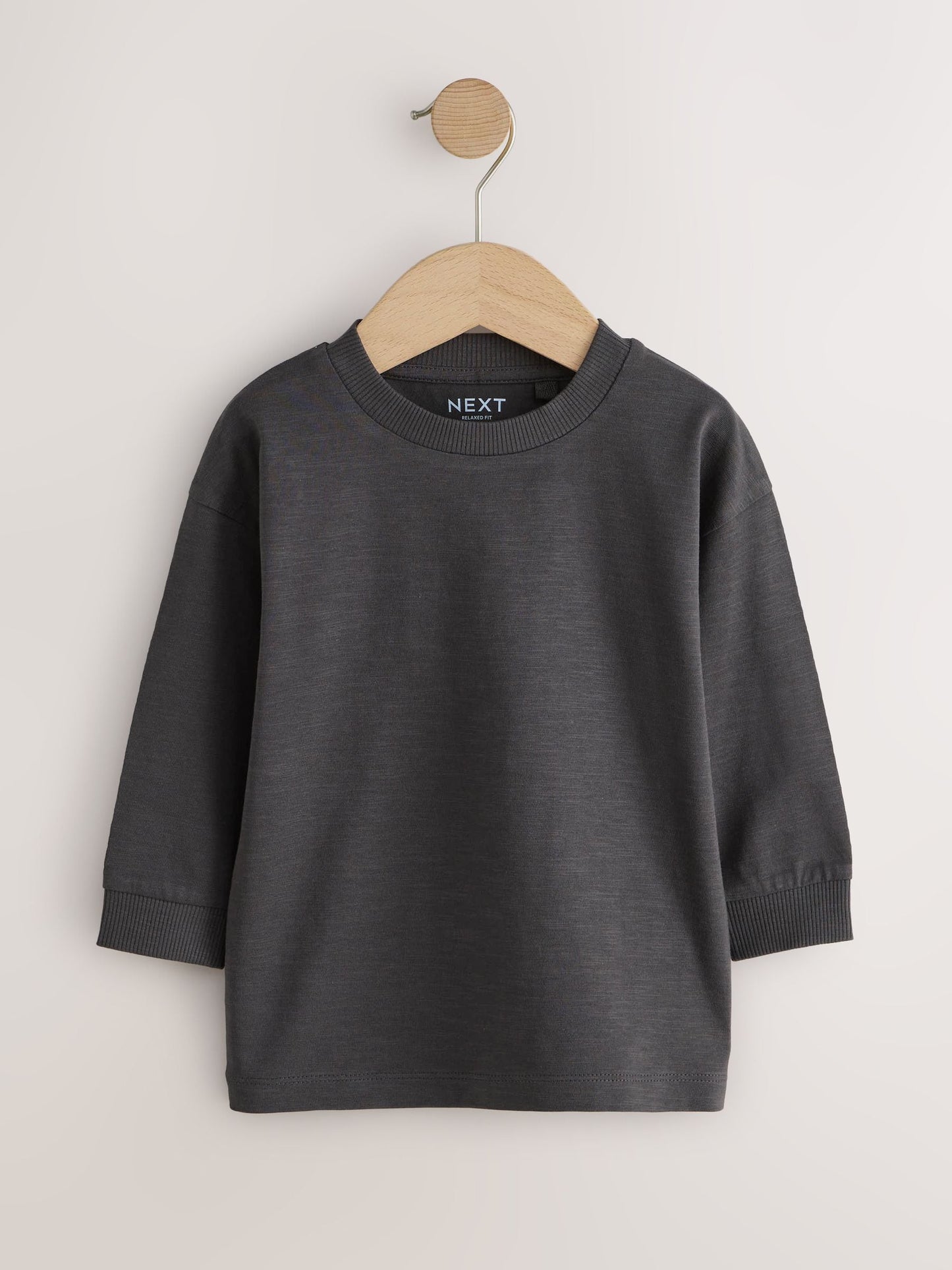 Dsiney Kidz - Monochrome Plain Stripe Long Sleeve T-Shirts 5 Pack (3mths-7yrs) image 10