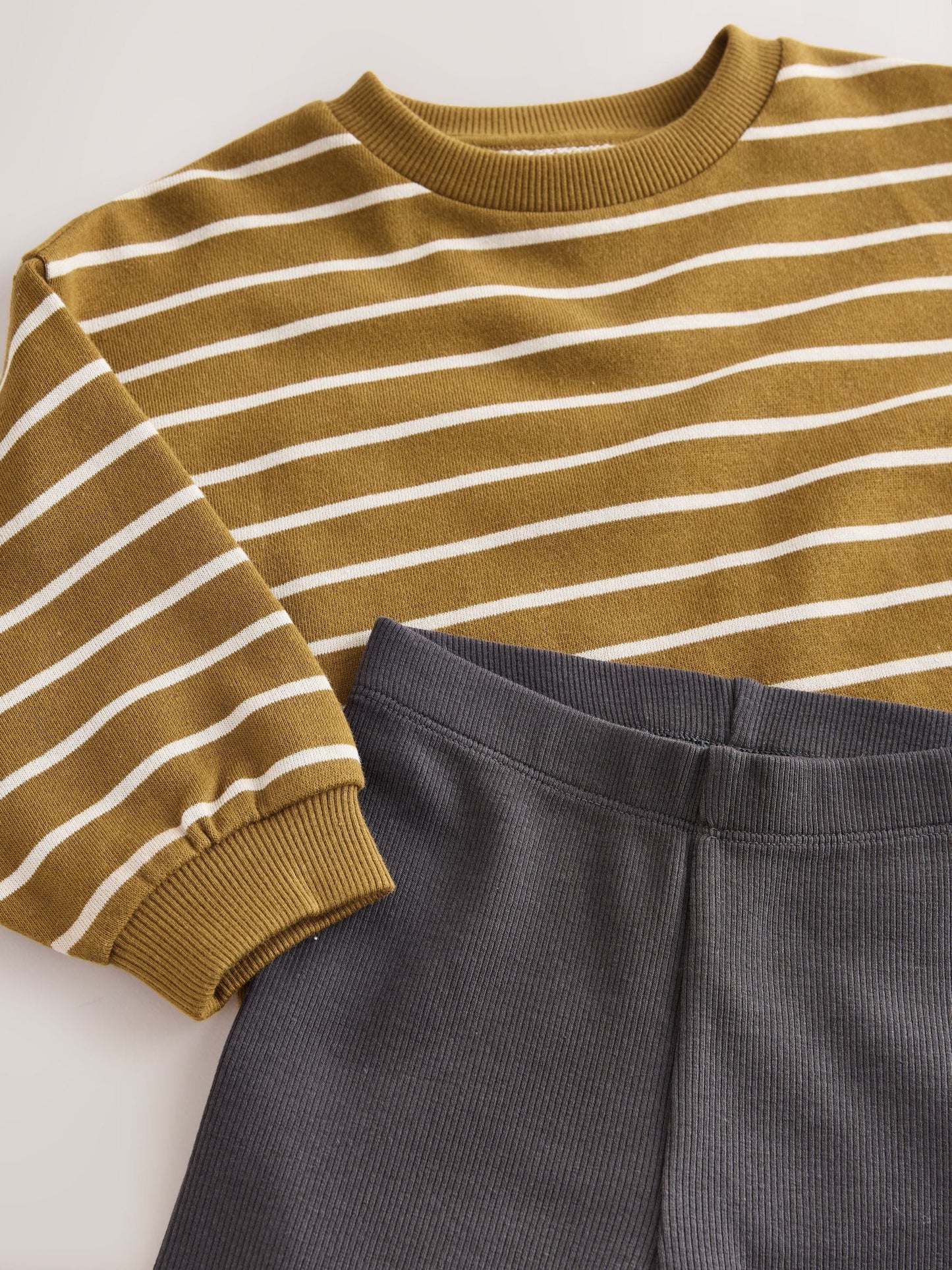 Dsiney Kidz - Mustard Stripe Long Sleeve Top and Leggings Set (3mths-7yrs) image 10