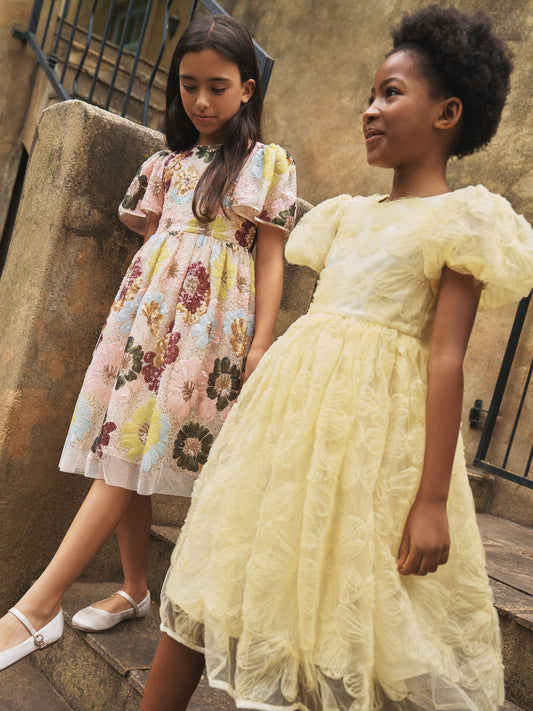 Dsiney Kidz - Angel & Rocket White Verity Flower Sequin Dress image 2