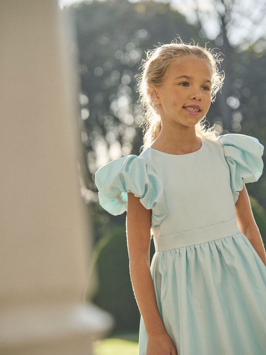 Dsiney Kidz - Angel & Rocket Blue Bluebell Structured Puff Sleeve Dress image 2