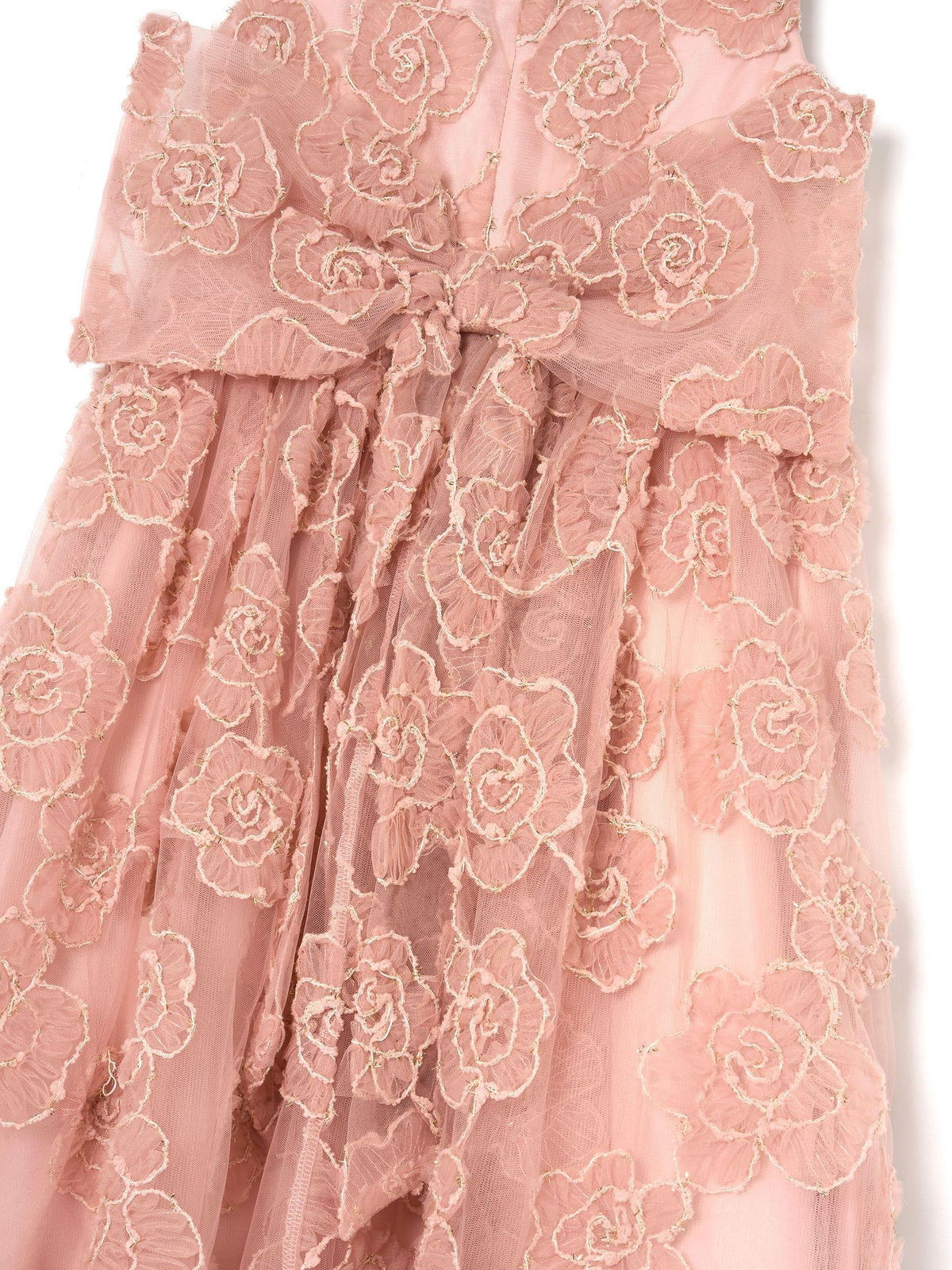 Dsiney Kidz - Angel & Rocket Pink Louise Blush Embellished Bow Back Dress image 6