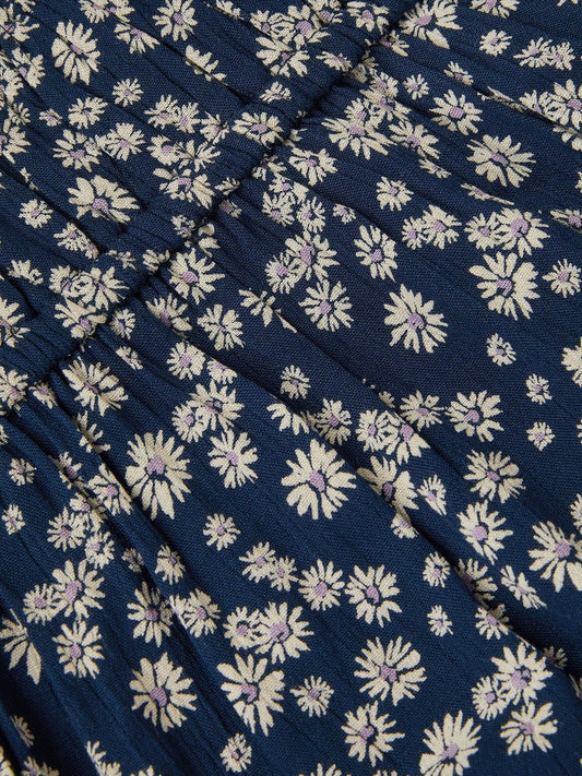 Monsoon Blue Strappy Floral Print Sun Dress image 2