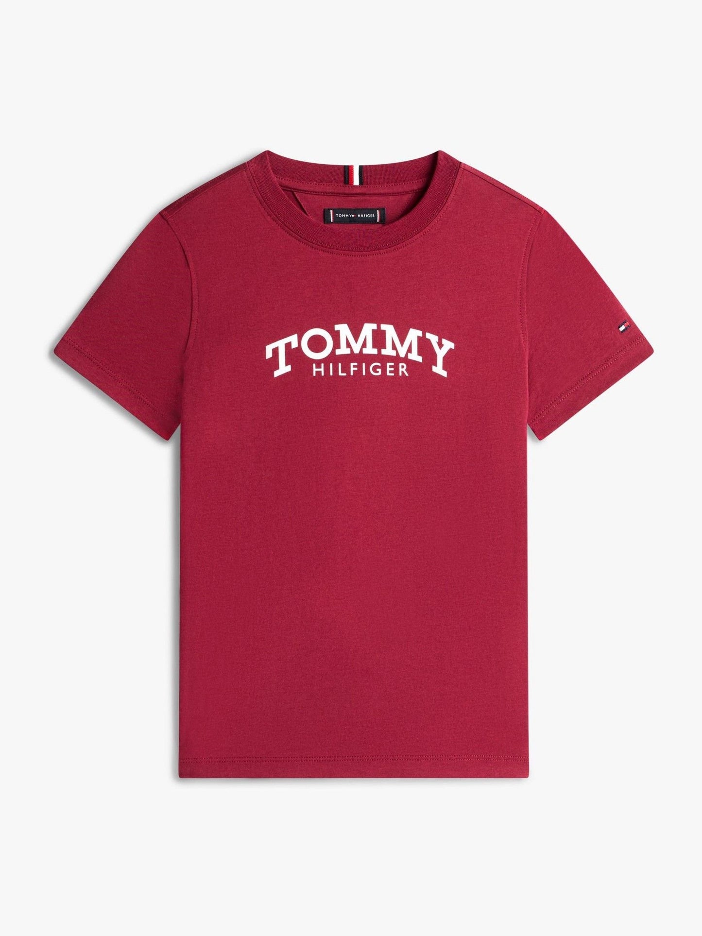 Tommy Hilfiger Red Logo Print T-Shirt image 5