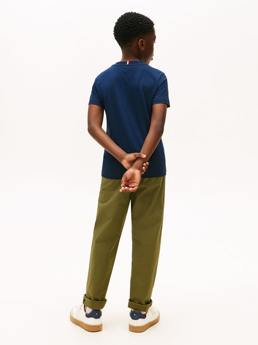 Tommy Hilfiger Blue Logo Print T-Shirt image 2