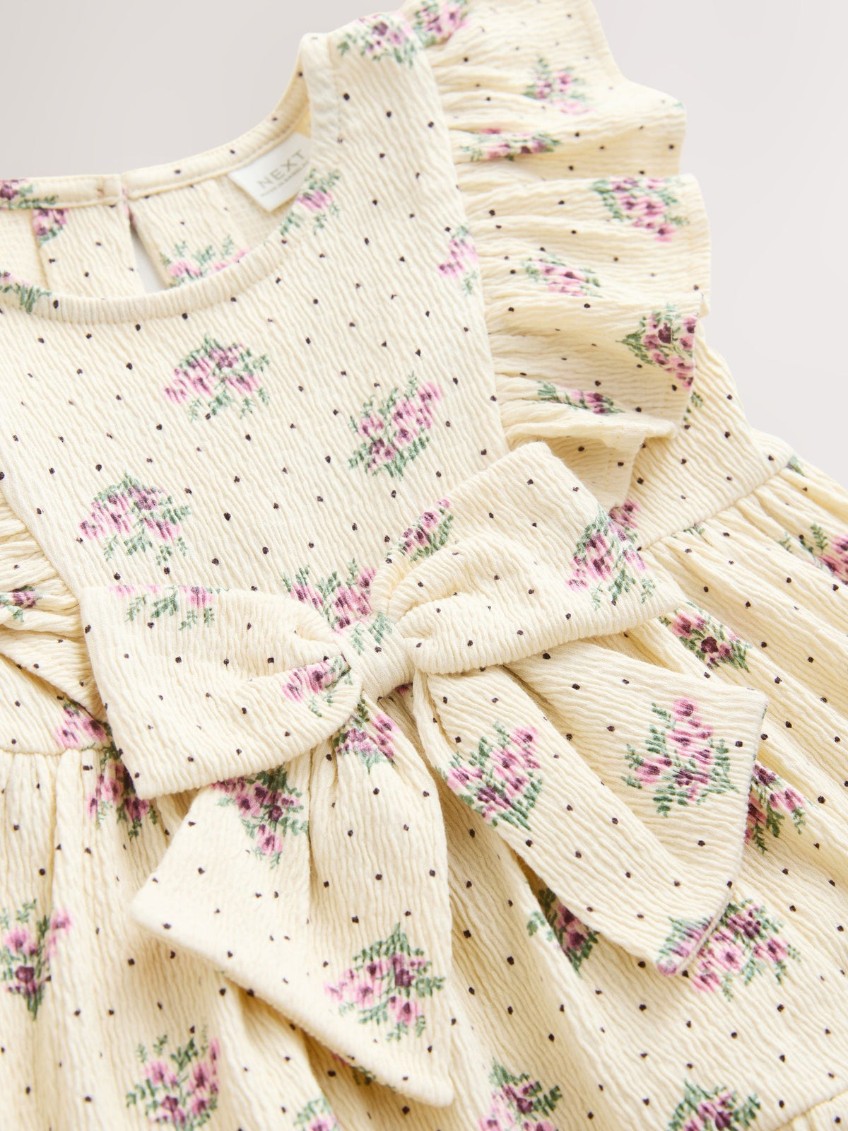 Dsiney Kidz - Ecru Tiered Summer Dress (3mths-7yrs) image 7