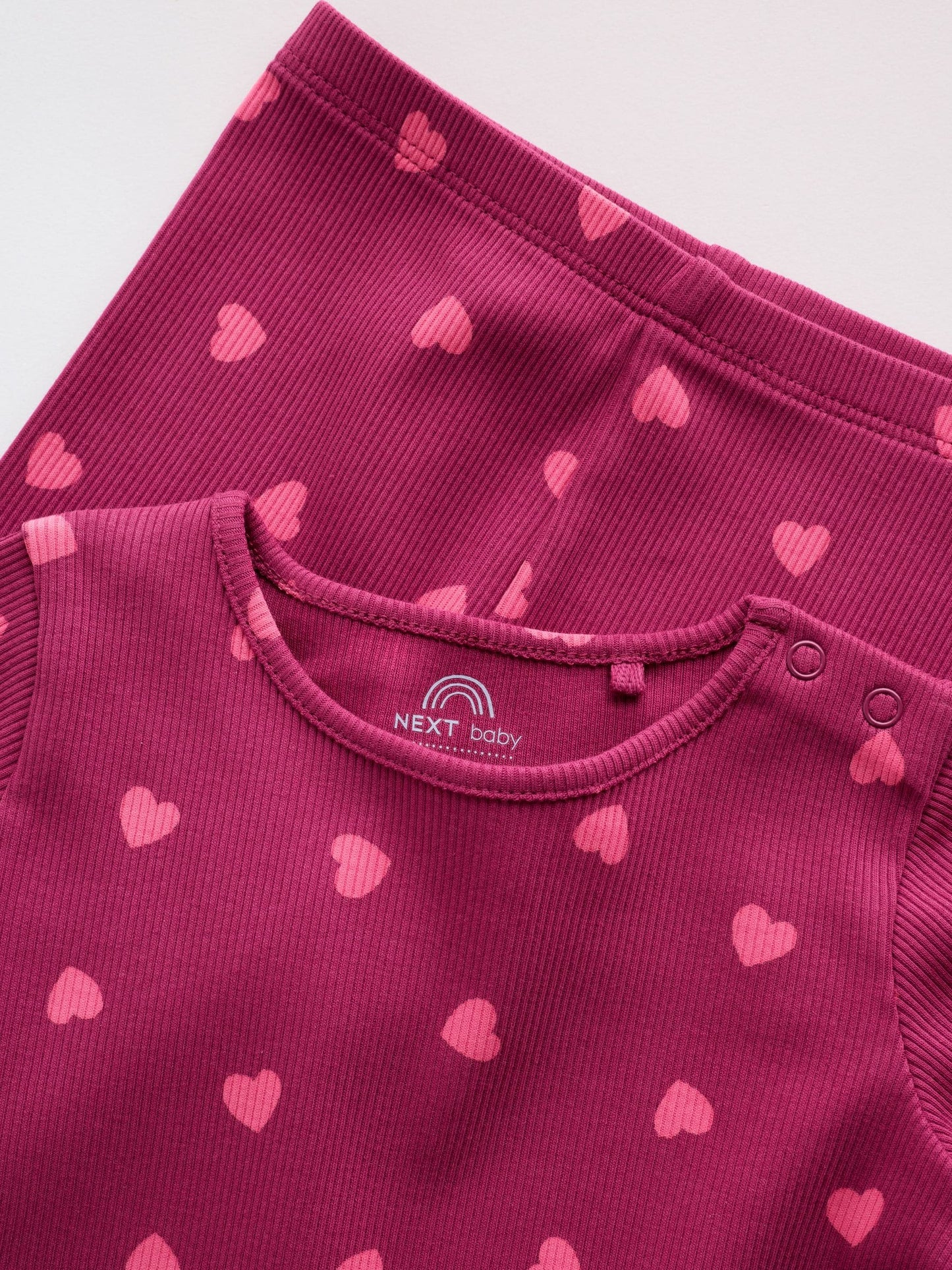 Dsiney Kidz - Heart Printed Rib Top and Leggings Baby Set 2 Piece (0mths-2yrs) image 8