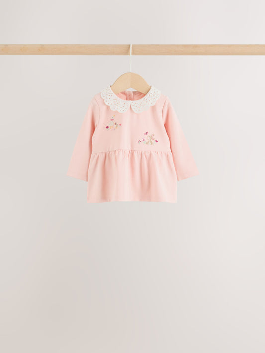 Dsiney Kidz - Pink Fairy Mouse Long Sleeve T-Shirt And Leggings Baby 6 Piece Set (0mths-2yrs) image 2