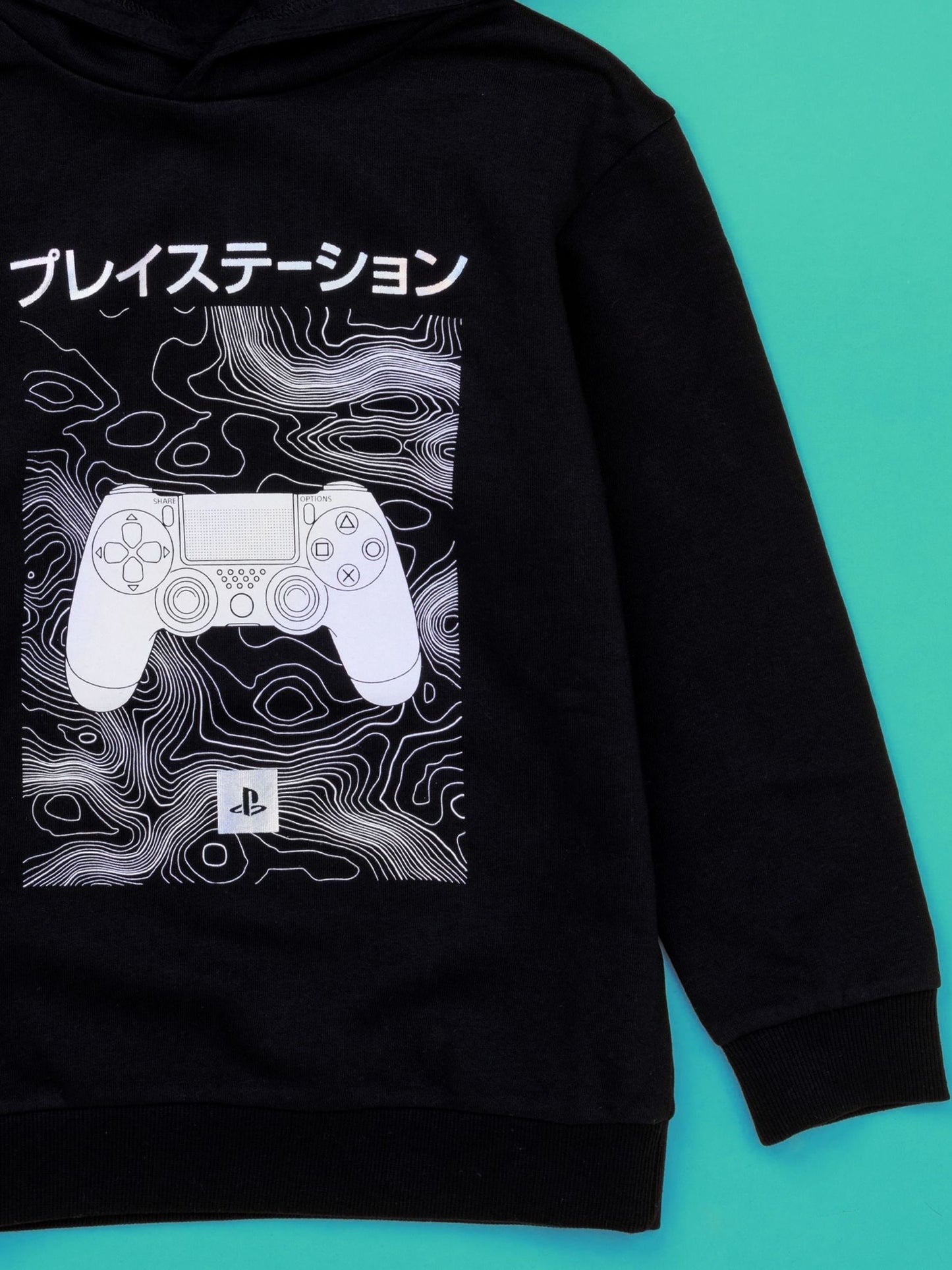 Dsiney Kidz - Vanilla Underground Black PlayStation Japanese Controller Logo Hoodie image 5