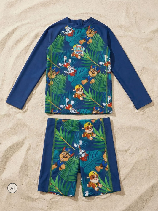 Dsiney Kidz - Vanilla Underground Blue Paw Patrol 2 Piece Swim Suit image 2