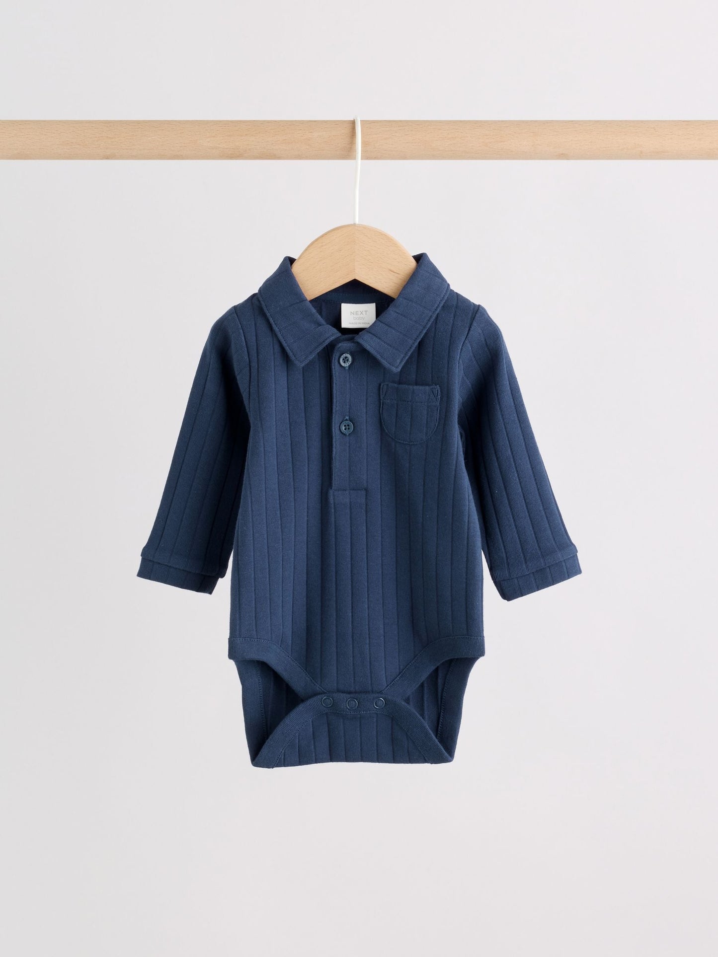 Navy Blue Polo Bodysuit and Legging Baby Set (0mths-2yrs) image 7