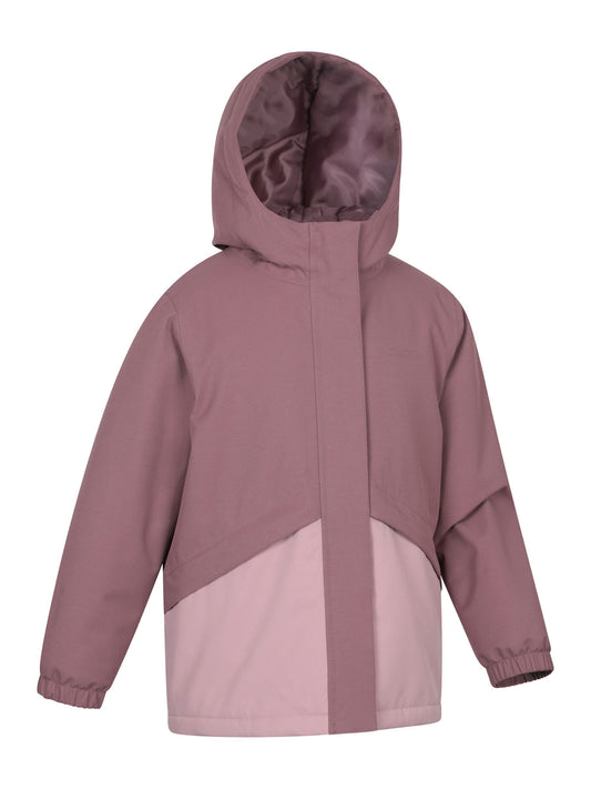 Dsiney Kidz - Mountain Warehouse Pink Cyclone Kids Waterproof Padded Jacket image 2