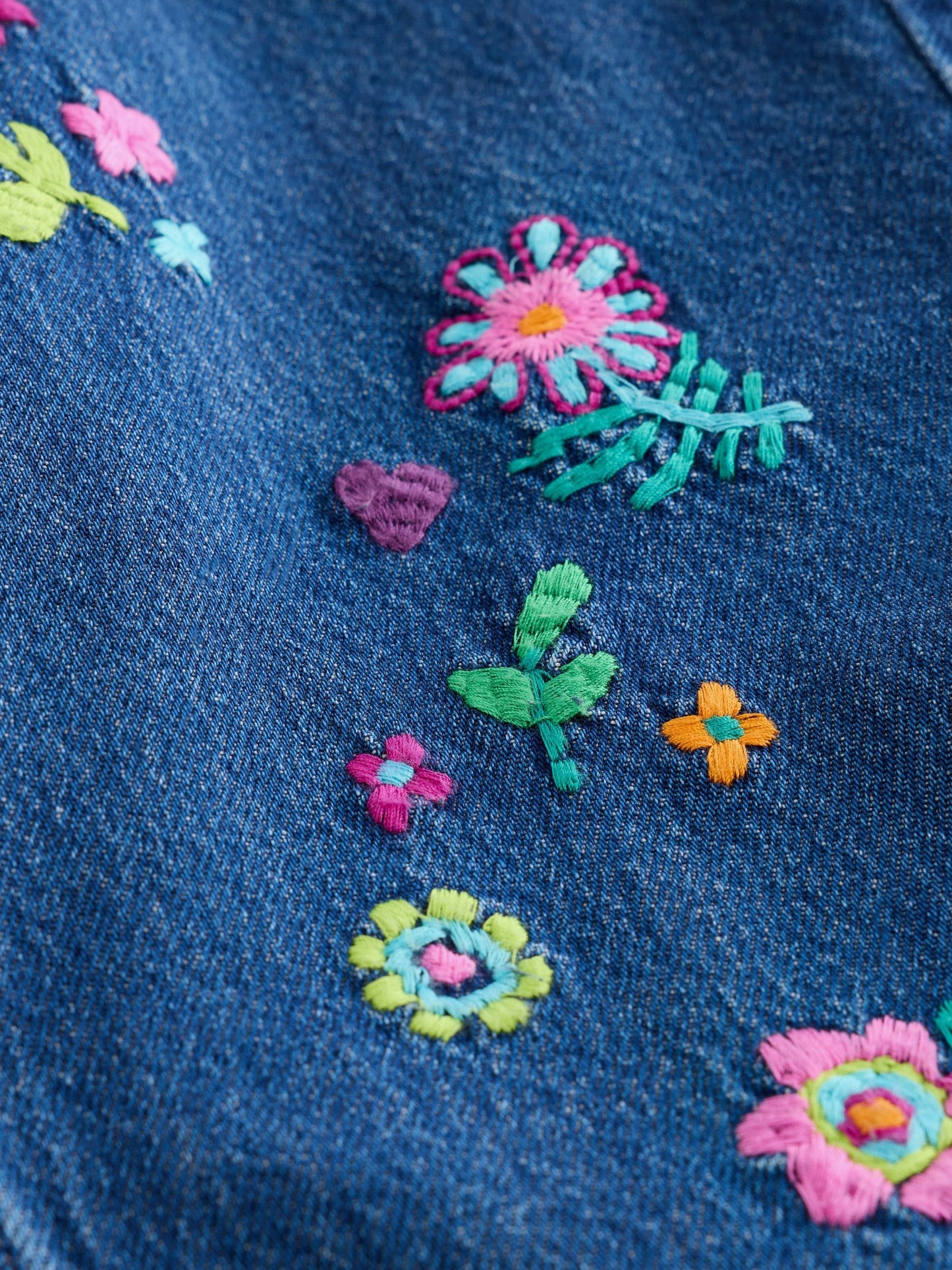 Dsiney Kidz - Floral Embroidery Barrel Jeans (3-16yrs) image 8