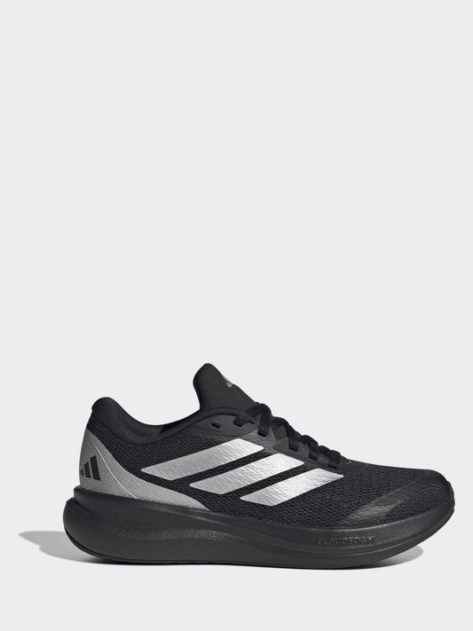 adidas Black/Silver Runfalcon 6 Junior Trainers image 2