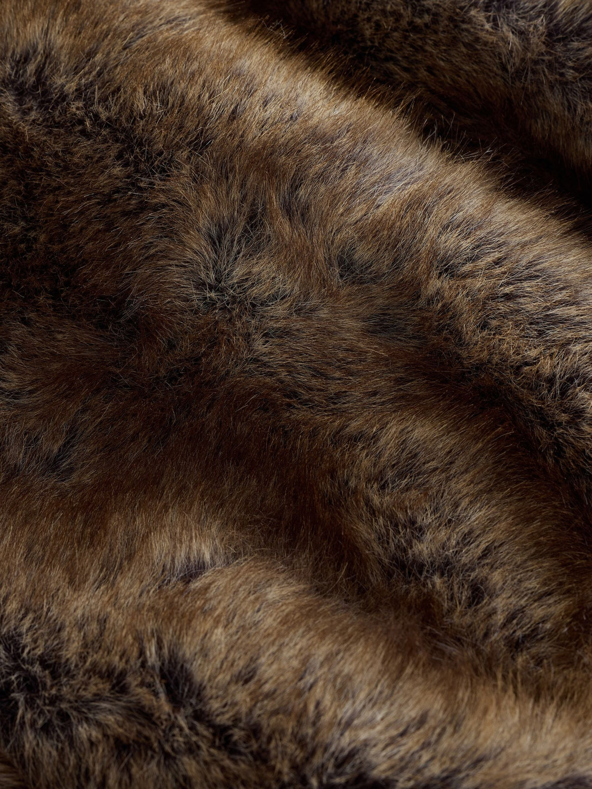 Warm Brown Faux Fur Coat With Hood (3-16yrs) - image 9