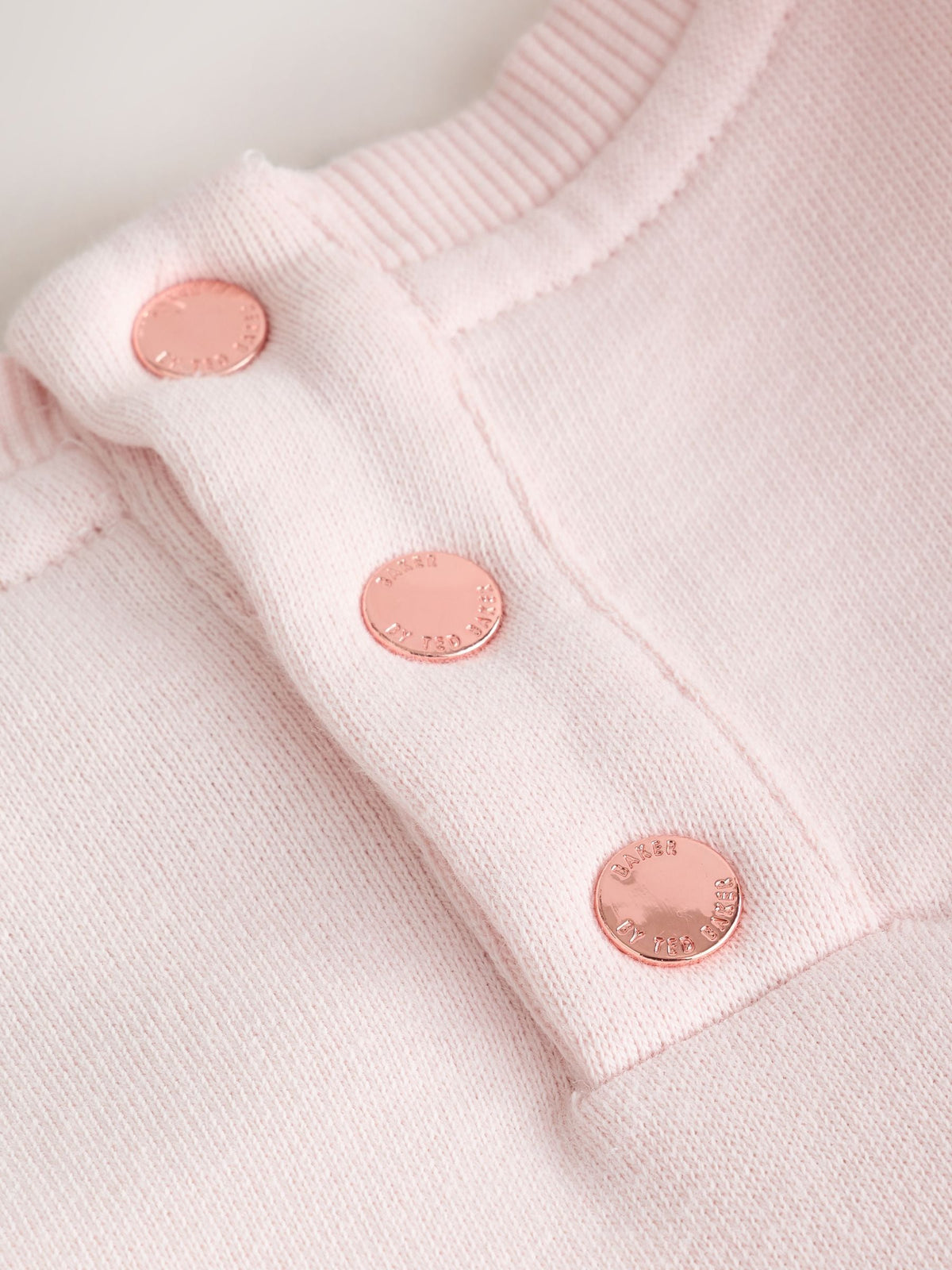 Baker by Ted Baker Pink/Cream 2 Piece Gingham Bow Sweat Top & Flare Leggings Set - image 12