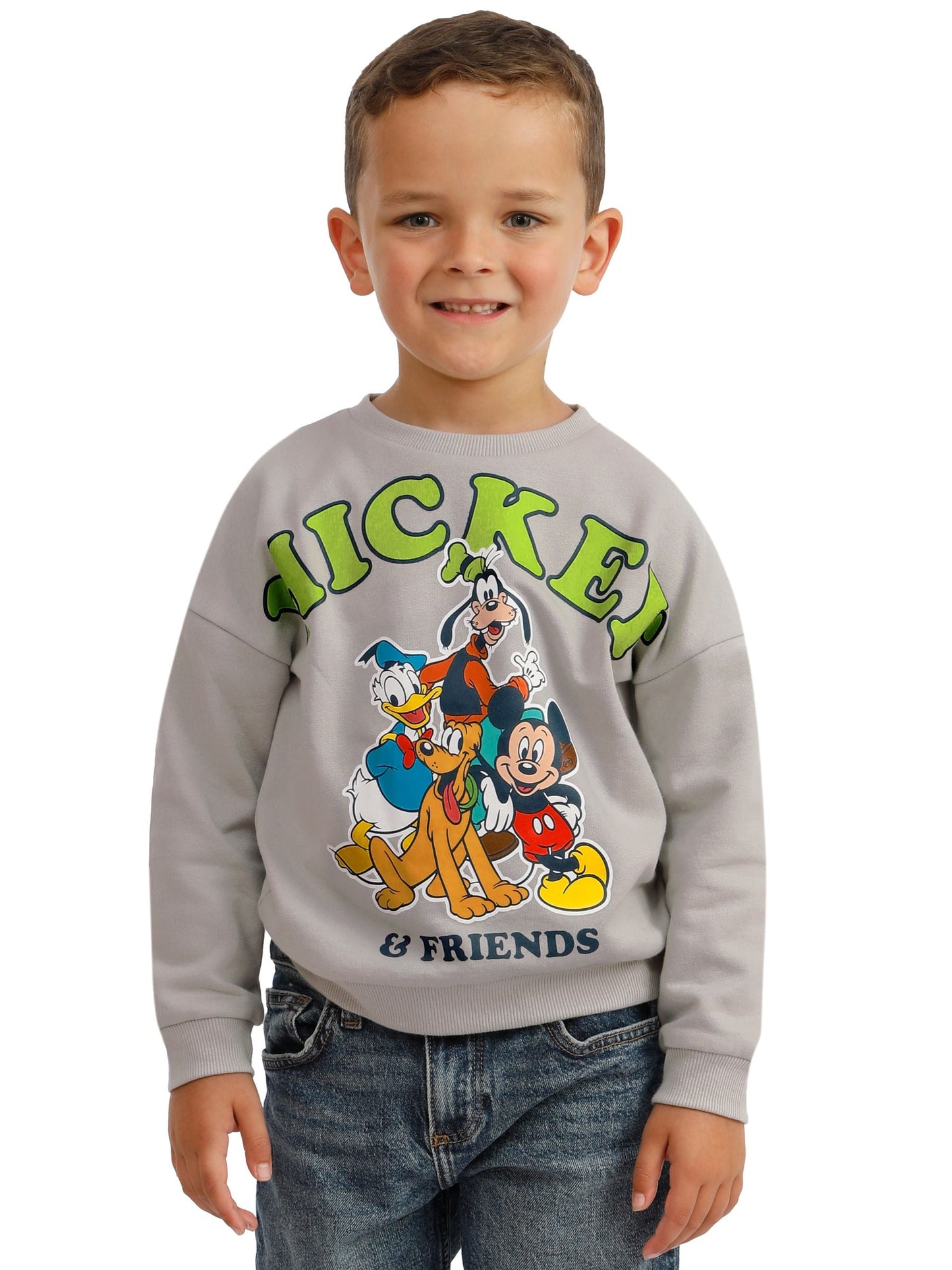 Dsiney Kidz - Character Grey Mickey Mouse & Friends Sweatshirt image 8