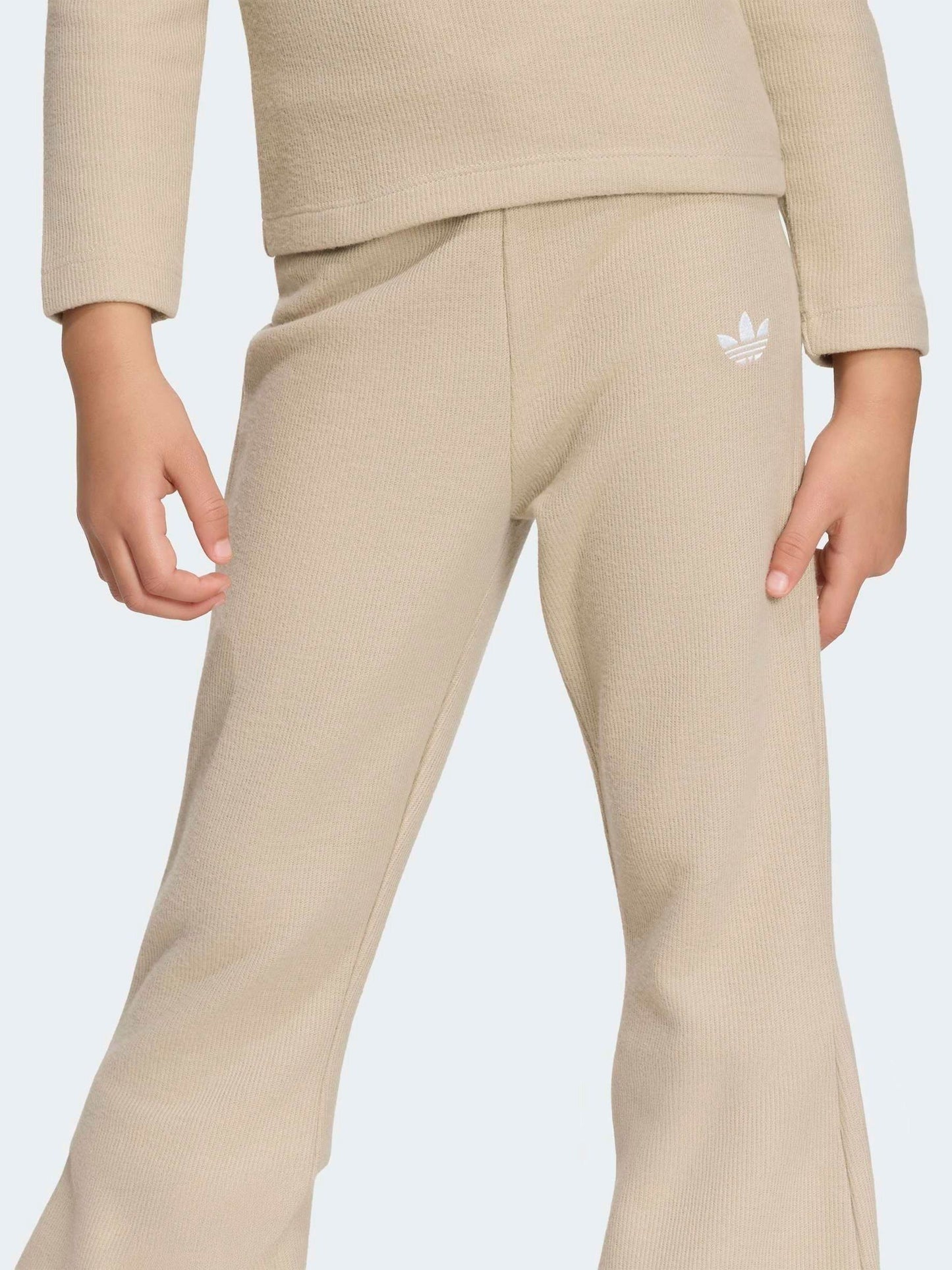 Dsiney Kidz - adidas Originals Brown Long Sleeve Top & Flare Leggings Set image 5