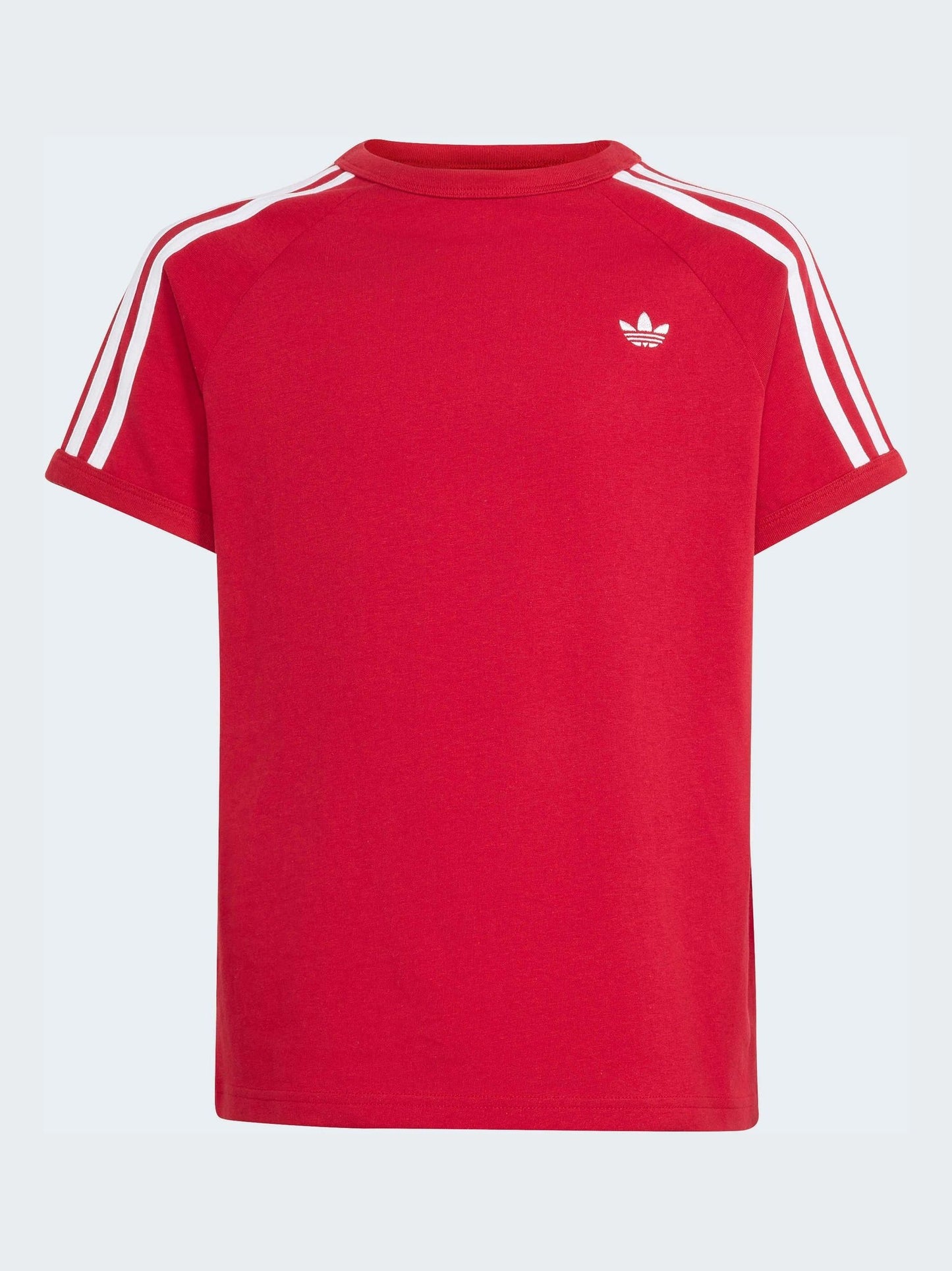 Dsiney Kidz - adidas Originals Red 3 Stripes T-Shirt image 5