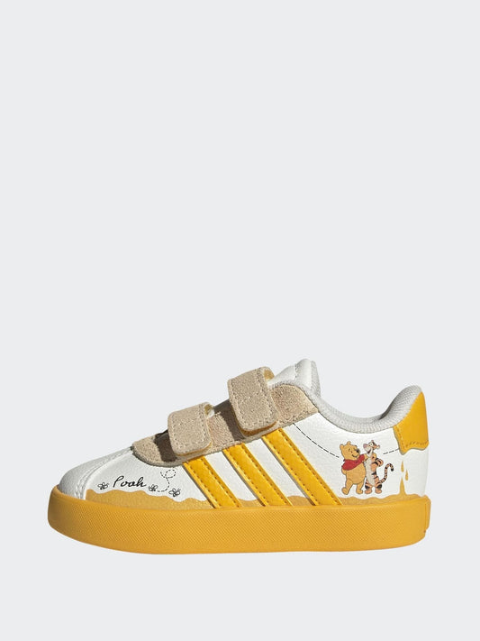 Dsiney Kidz - adidas White VL Court 3.0 CF Infant Trainers image 2