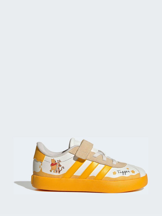 adidas White VL Court Winnie The Pooh Trainers image 2