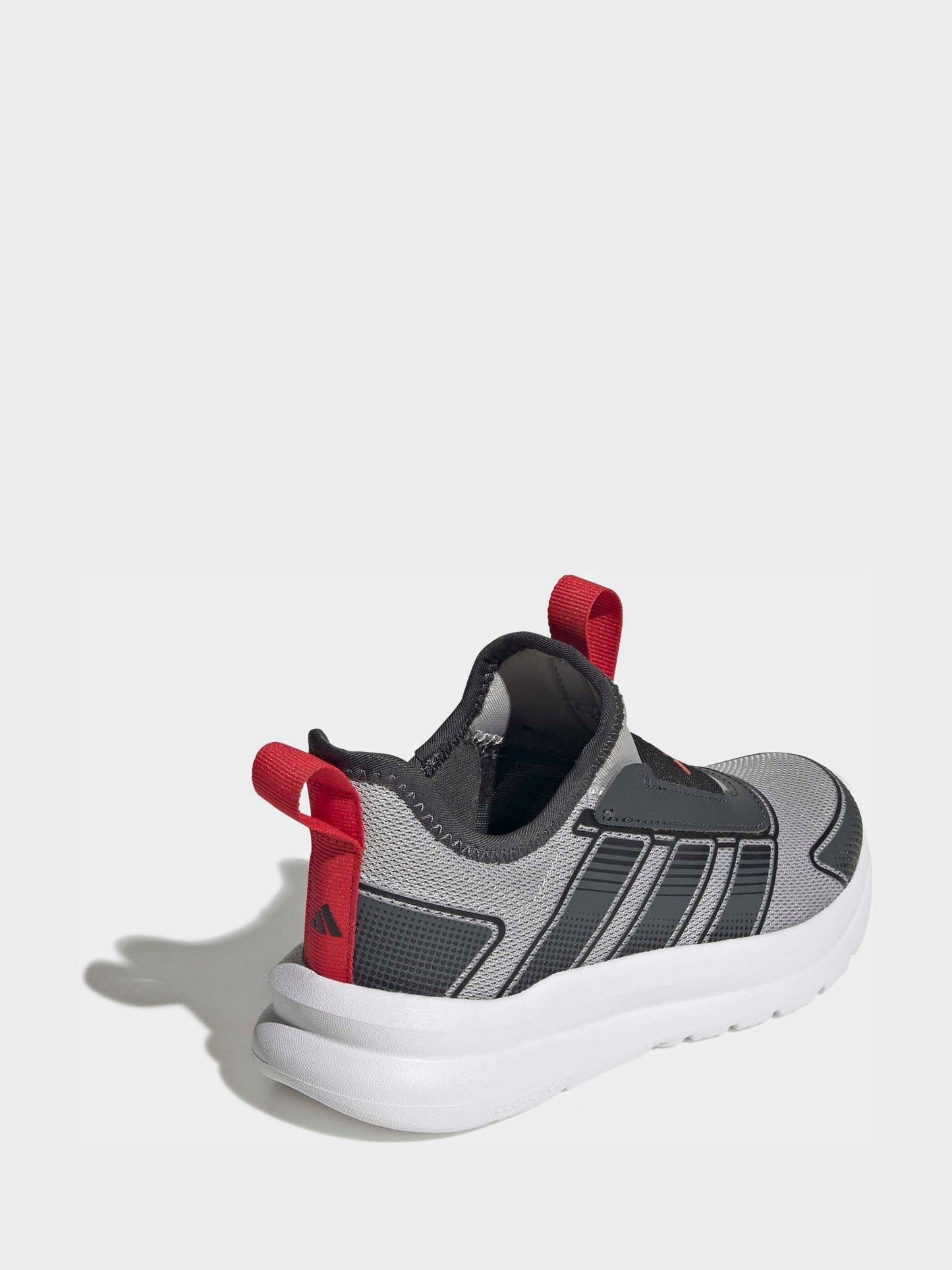 adidas Grey/Red Tensaur Comfort Trainers image 9