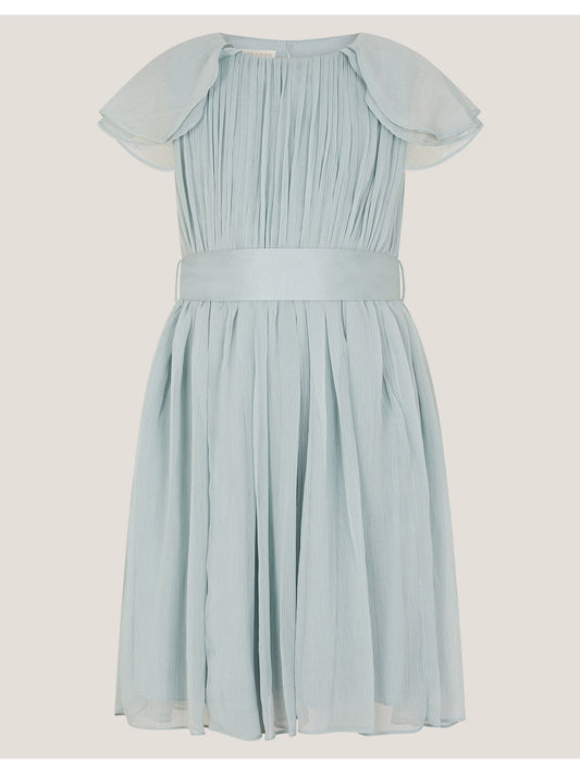 Dsiney Kidz - Monsoon Sage Green Ava Cape Sleeve Chiffon Bridesmaid Dress image 2