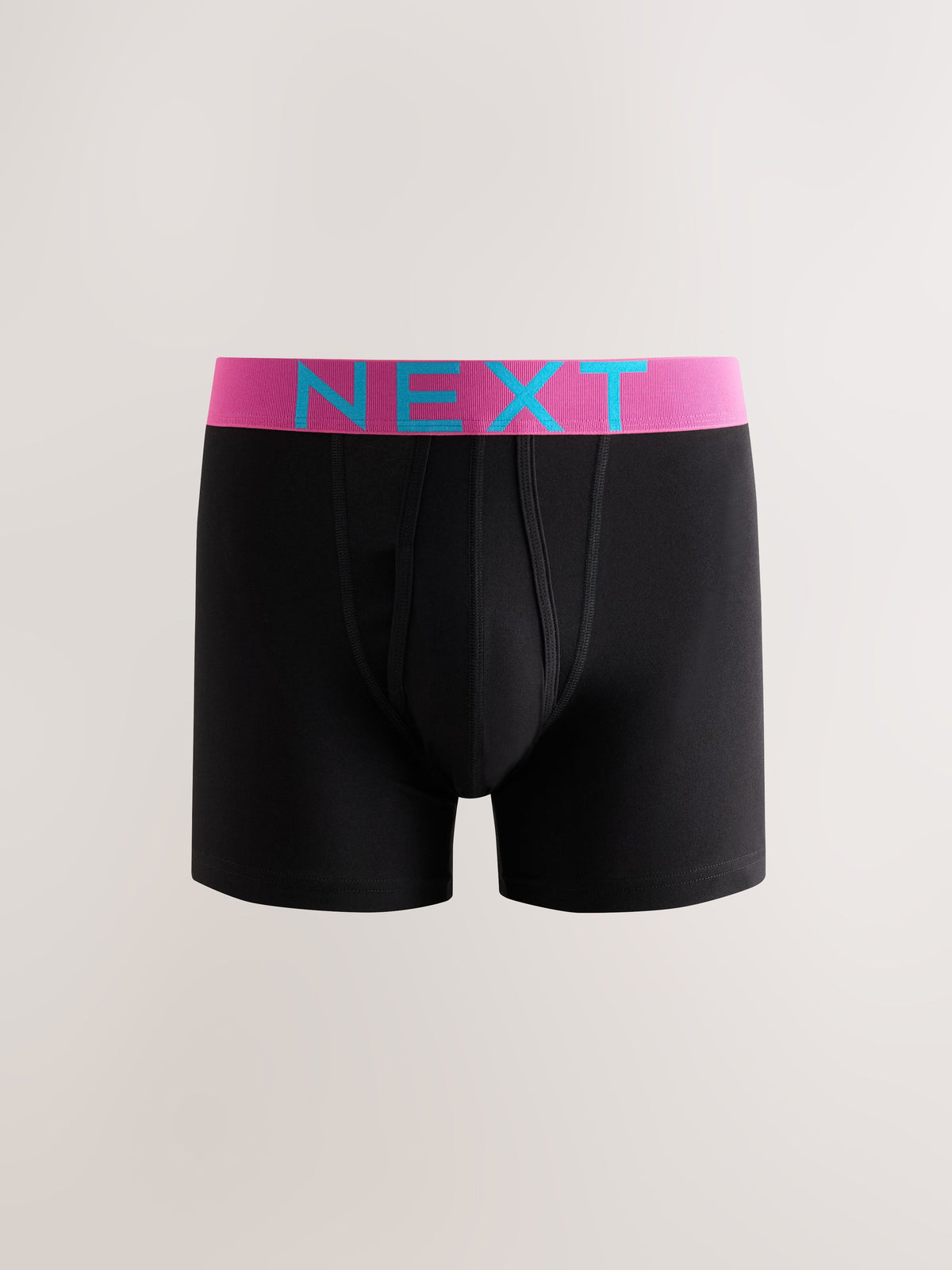 Dsiney Kidz - Black Bright Waistband 5 Pack A-Front Cotton Rich Boxers image 6