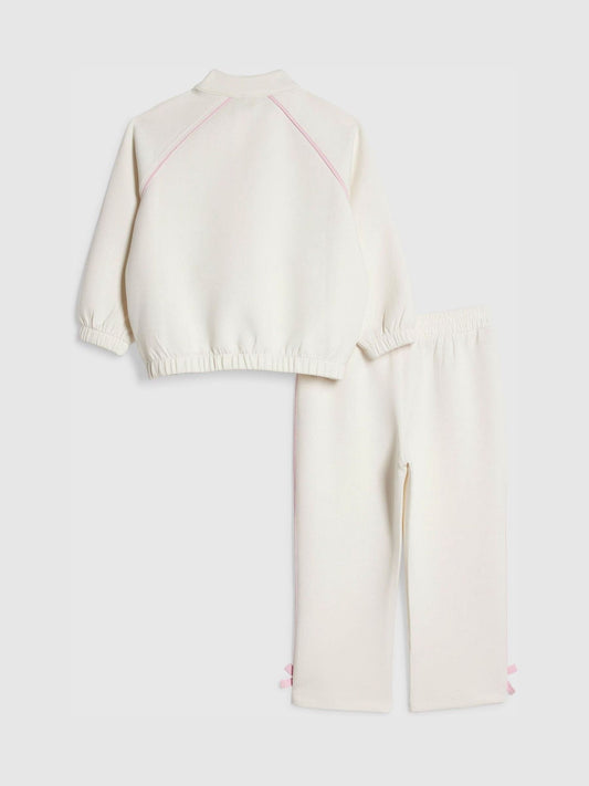 River Island Cream Rosette Track Set image 2
