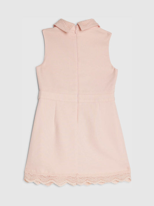 Dsiney Kidz - River Island Pink Lace Collar Dress image 2