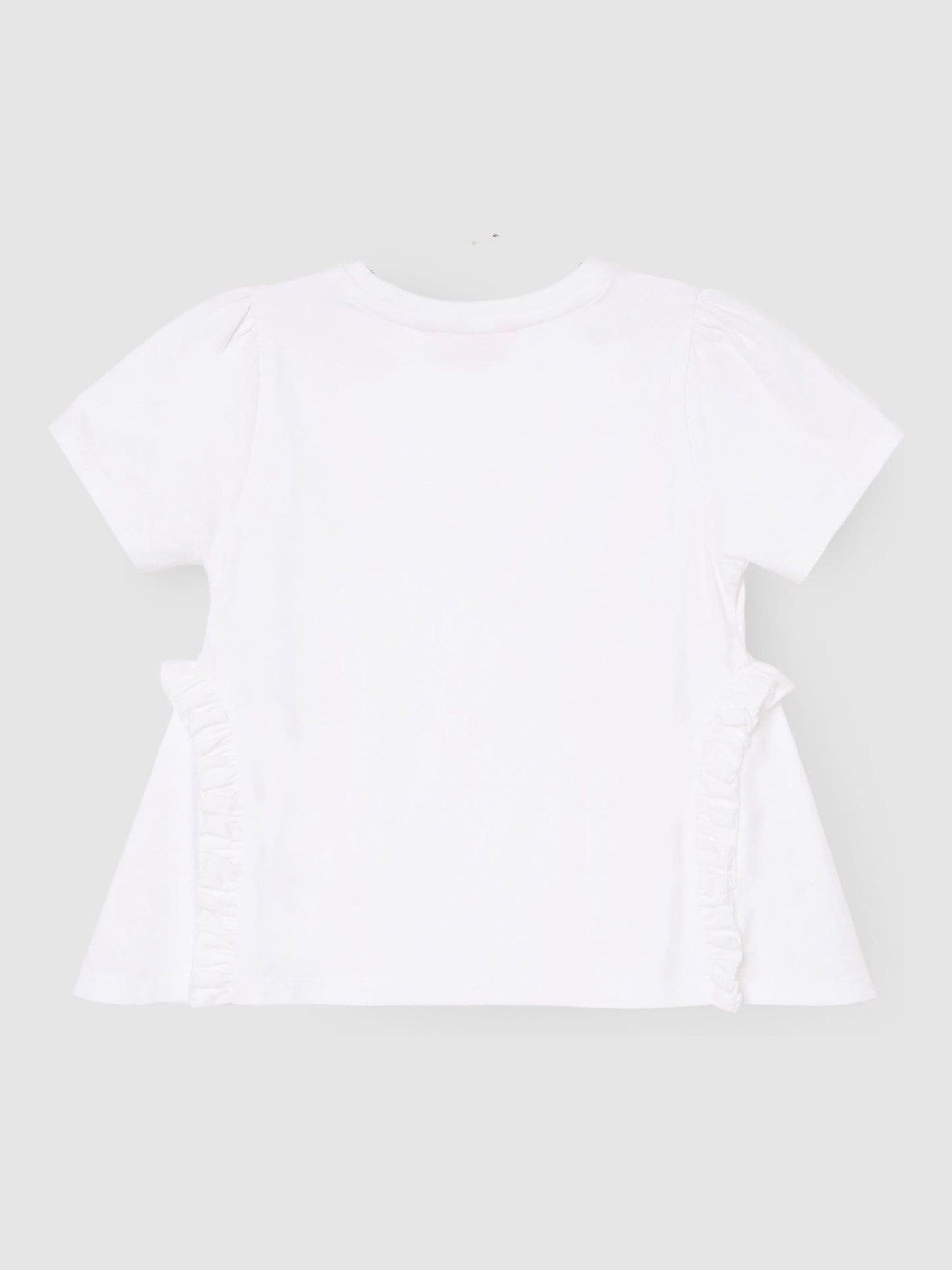 Dsiney Kidz - Angel & Rocket White Pippa Woven Peplum Ruffle T-Shirts image 5