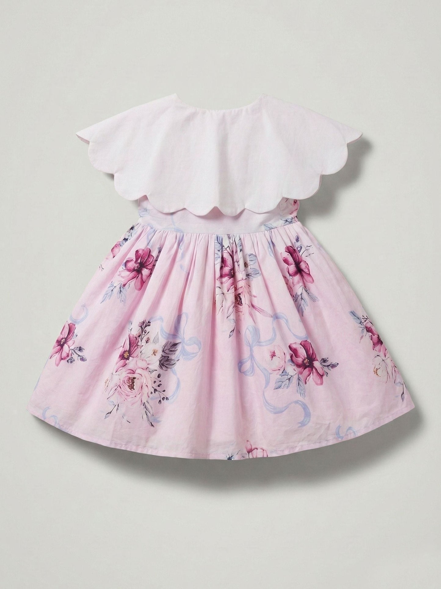 Angel & Rocket Pink Sybil Scalloped Collar Dress image 5