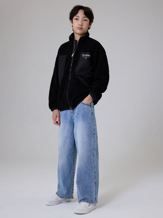 smALLSAINTS Black Underground Washed Fleece - image 2