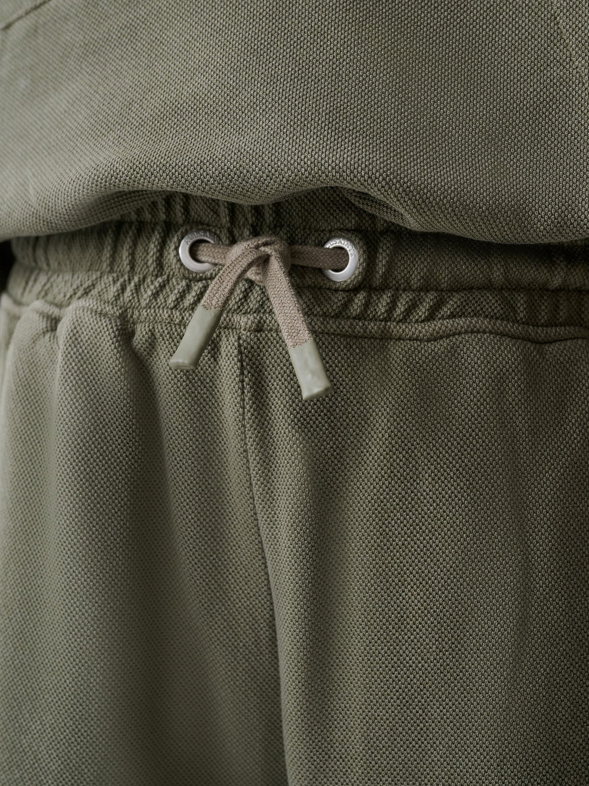 SmALLSAINTS Khaki Green Block Logo Washed Hoodie and Jogger Set - image 9