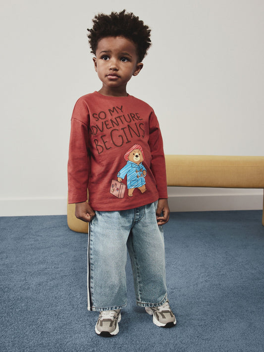 Dsiney Kidz - Burnt Orange Long Sleeve Paddington T-Shirt (3mths-8yrs) image 2