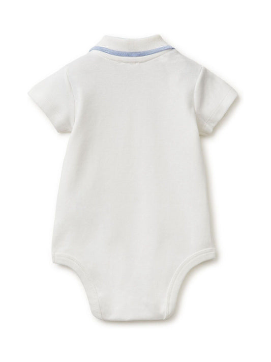 Dsiney Kidz - Benetton White Polo Neck Bodysuit image 2