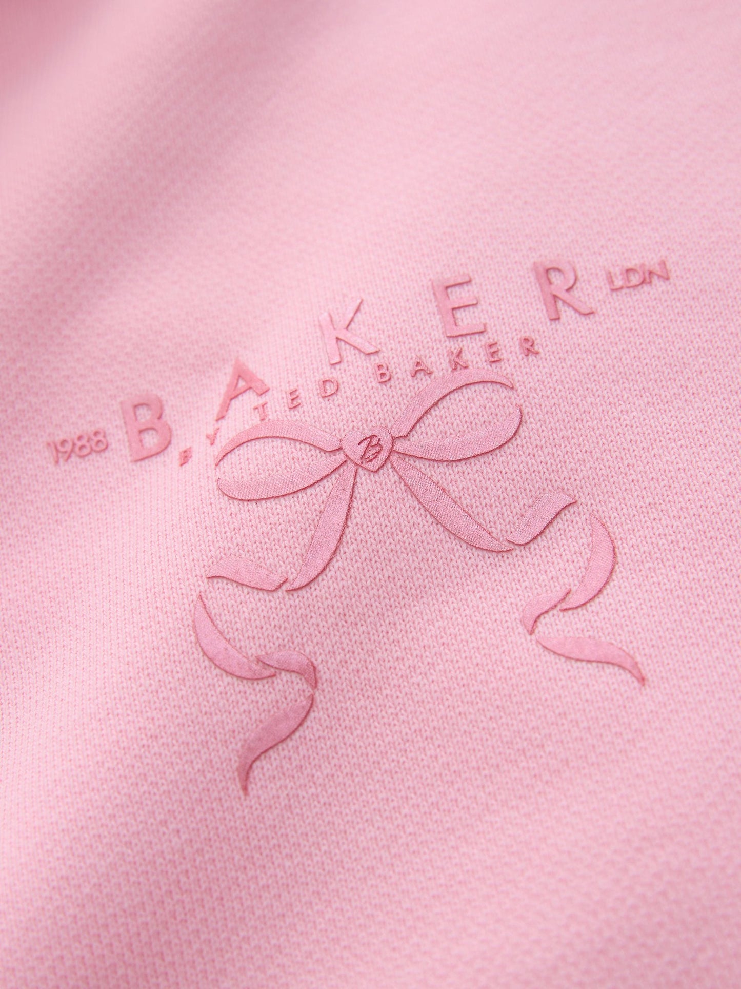 Baker by Ted Baker Oversized Fluro Pink Hoodie image 9