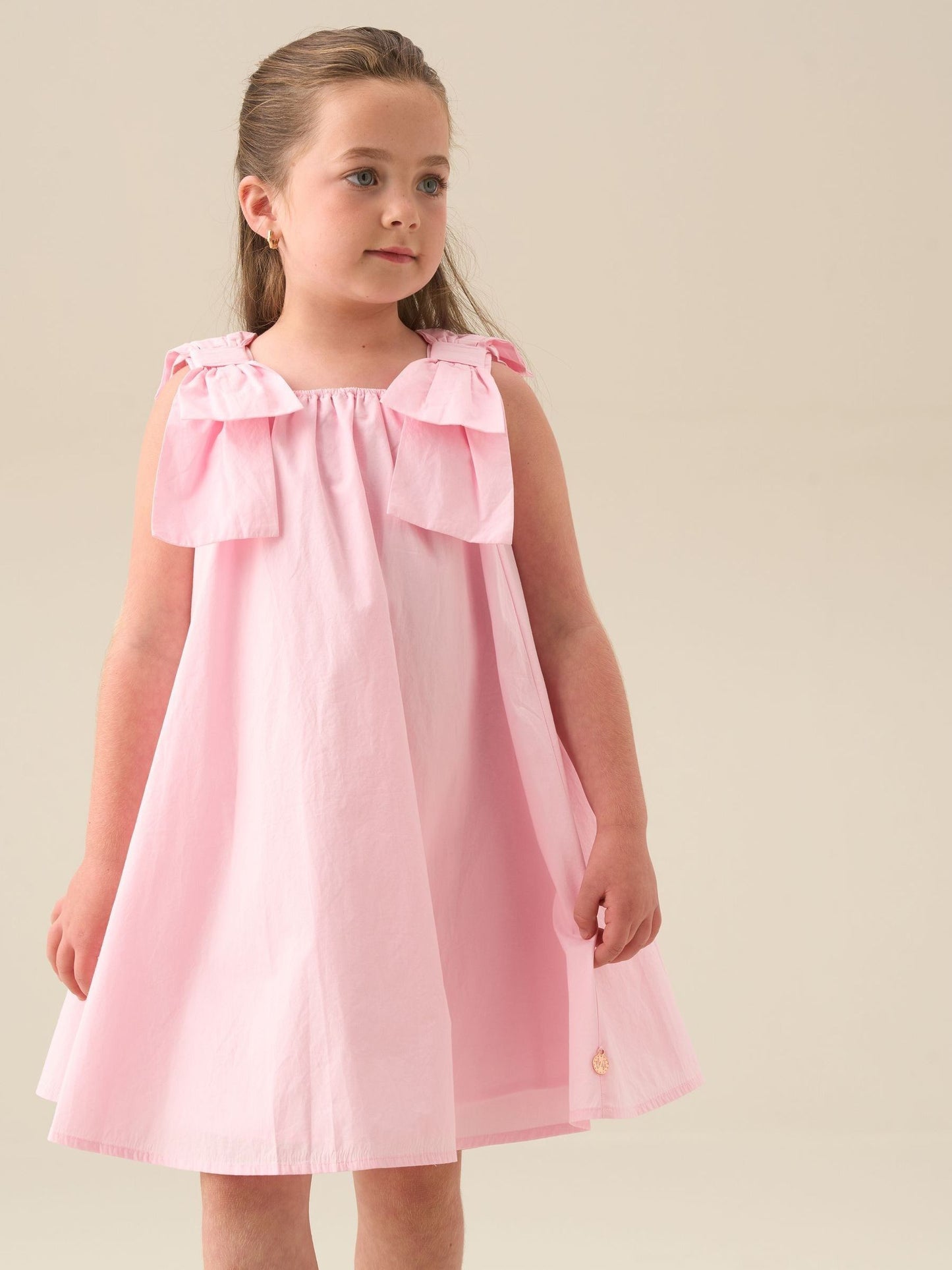 Angel & Rocket Pink Bow Strap Swing Dress image 5