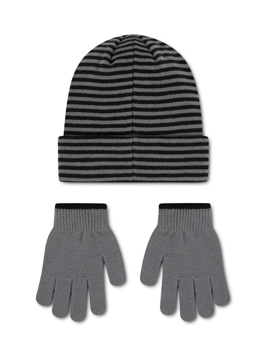 Nike Grey Nan Micro Stripe Peak Beanie Hat - image 2