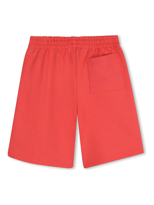 Kenzo Kids Red Logo Bermuda Shorts image 2