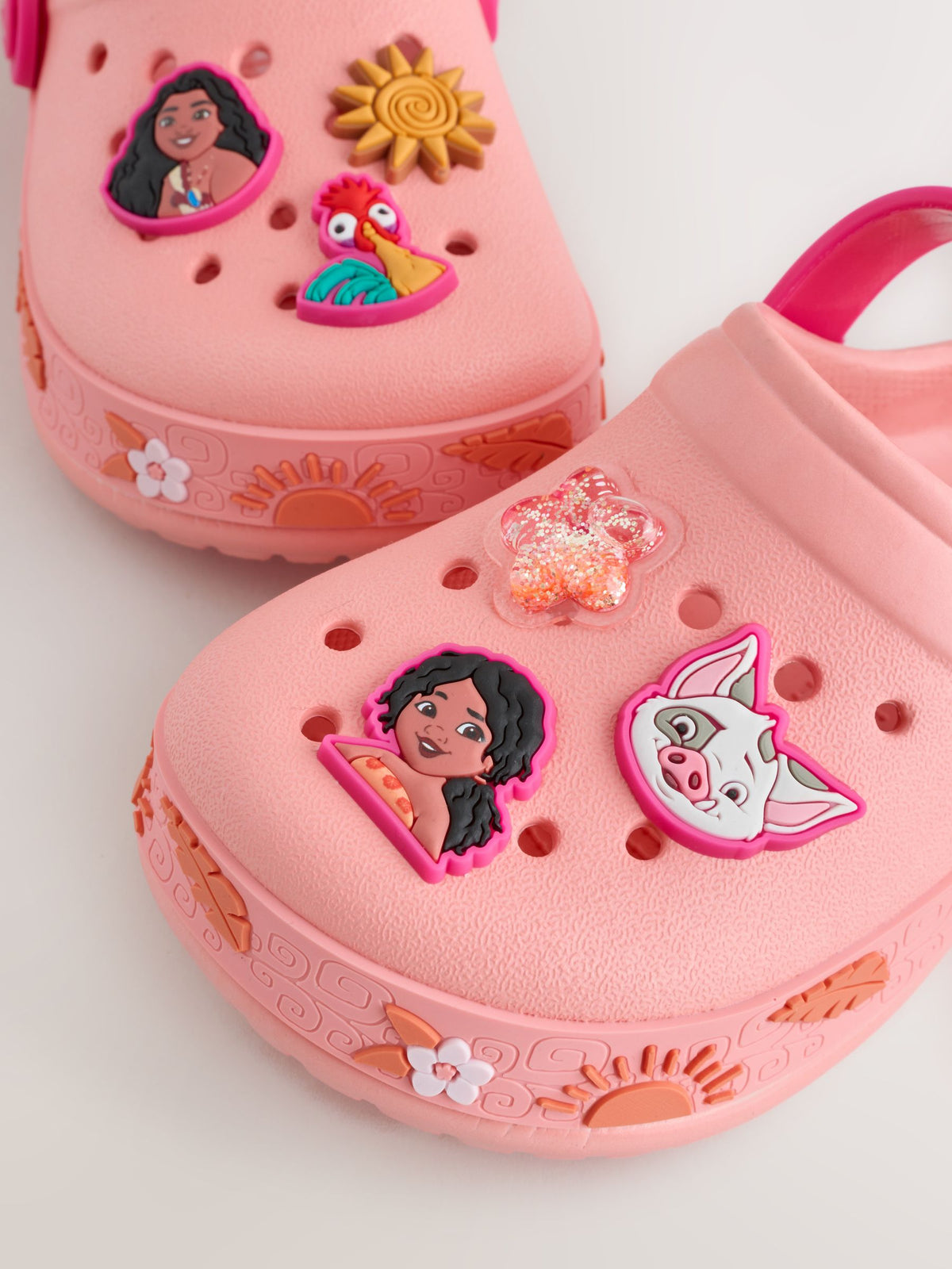 Peach Disney Moana Clogs image 5
